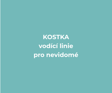 KOSTKA  vodící linie pro nevidomé